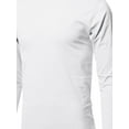 thumbnail image 4 of FashionOutfit Men's Causal Solid Basic 100% Ring Spun Cotton Long Sleeve T-shirt, 4 of 4