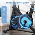 thumbnail image 4 of HXD-ERGO Exercise Bike, Air & Magnetic Resistance Stationary Bike for Home, Silent Belt Drive, App Compatible Cycling Bike with LCD Monitor, 350lbs Capacity Workout Bike, 4 of 10