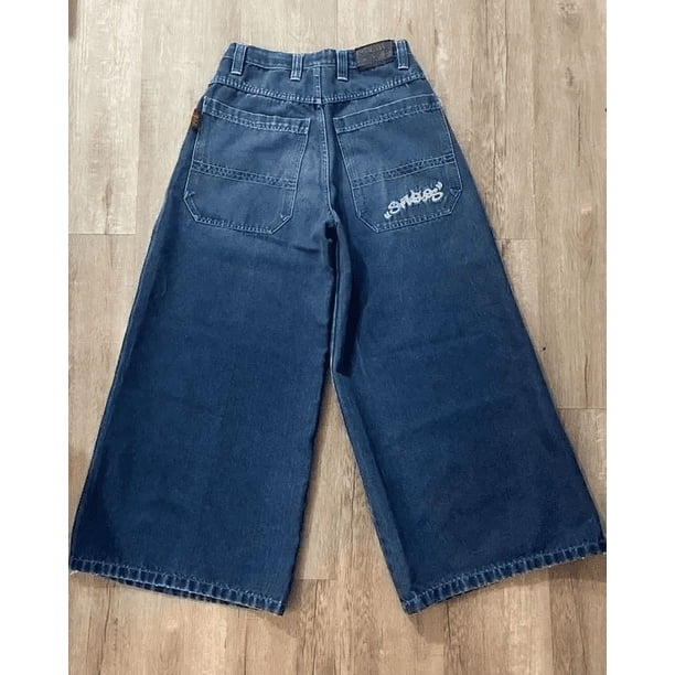 JNCO Vintage Jeans Y2K New Harajuku Hip Hop Letter Embroidered