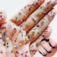 thumbnail image 1 of Jremg 2000 piezas de adornos 3D multicolor con strass para uñas, 1 of 7