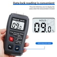thumbnail image 2 of Wood Moisture Meter 9V Digital Moisture Detector with Indicator Accurate Humidity Tester Professional Hygrometer Timber Damp Detector Portable Humidity Measuring Device Reusable, 2 of 11