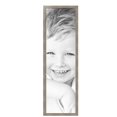 thumbnail image 2 of ArtToFrames 14" x 48" Champagne Pebble Metallic Picture Frame, 14x48 inch Silver Wood Poster Frame (WOM-5258),  Pack, 2 of 7