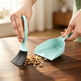 thumbnail image 6 of Mini Dustpan Brush Set, Small Broom for Desk Keyboard, Handheld Quick Cleanup Tools, for Kitchen Table Corner, Pets Nest, Sofa, Table Whisk Brooms Sweep, Dustpan and Brush Combo, 4.6x7 inch, 6 of 7