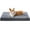 Medium Size, variant on Orthopedic Dog Bed with Waterproof Removable Cover, Non-Slip Bottom, Washable Plush Crate Mat for Small & Medium Dogs, Senior Pets