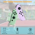thumbnail image 4 of Switch Wireless Controllers with Hand Strap Replacement Wireless Gamepad Joy-con Dual Vibration Bluetooth (Purple&Green), 4 of 5