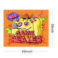 thumbnail image 2 of 3D Printed Gaming Rug for Kids Bedroom Rug Controller Area Carpet Living Home Decor Non-Slip Comfy Floor Mat, 2 of 2