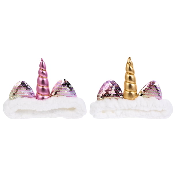 TABLETREANDS 2Ud Vinchas Unicornio Con Tela Y Encantador Para Complementar Tu Estilo