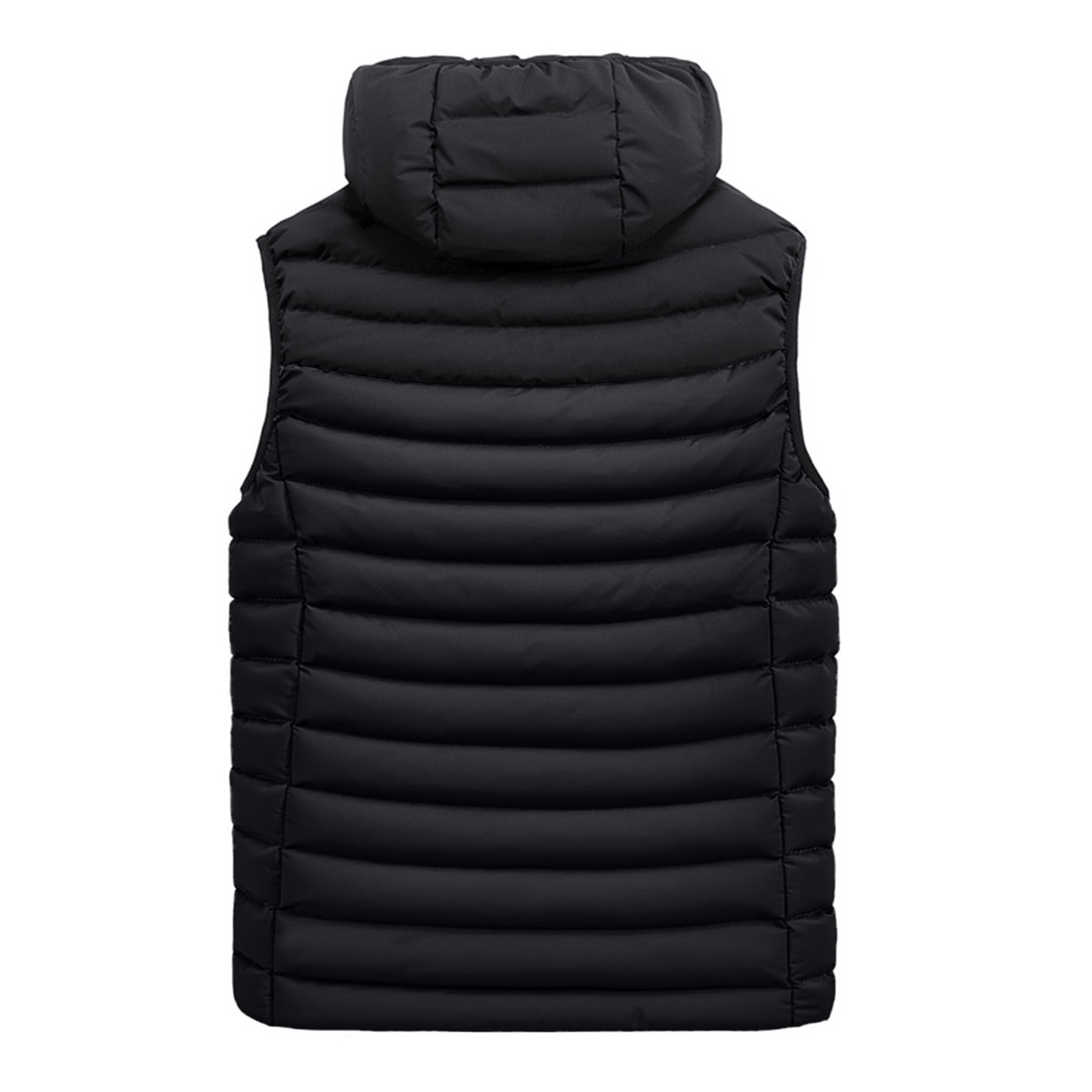 Men's Autumn And Winter Vests Coat Color Matching Zipper Pocket Vest