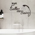 thumbnail image 1 of Adhesivos de pared para baño Salle de Bain French Shower Icon V, 1 of 4