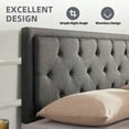 thumbnail image 6 of Weture Upholstered Queen Headboard, Panel Headboard, Adjustable Height, Darkgrey, 6 of 7
