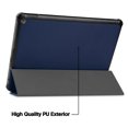 thumbnail image 3 of Funda para tableta Amazon Fire HD 10 (7.ª generación/9.ª generación, versión 2017/2019), TPU transparente flexible a prueba de golpes, borde suave, cubierta trasera dura de PC para tableta Fire HD de 10,1 pulgadas, color negro Sailing  Electrónica, 3 of 3