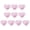 Pink, variant on Adhesive PU1eatherPen Holder With Elastic Slots For Offices Desk Organization Multiple Color