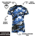 thumbnail image 2 of Men's Camo Print Short Sleeve T-Shirt, Crew Neck, Tagless, Cotton Blend, Fitted Style (S-2XL), 2 of 4