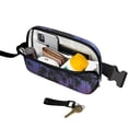 thumbnail image 2 of Boho Tropical Paradise Belt Bag – Colorful Palm Tree Fanny Pack with Hawaii Island Aesthetic, 2 of 4