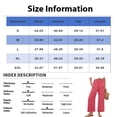 thumbnail image 3 of HKYNLAG Womens Wide Leg Palazzo Pants Summer Beach High Waisted Cropped Flowy Pants 2026 Dressy Casual Trousers with Pockets Gray S, 3 of 5