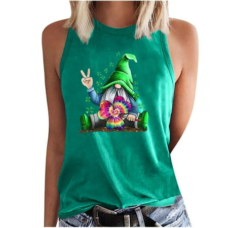 

Ziloco Round-Neck Tank Top Maternity Tank Top Women s Printed Casual Loose Round Neck Spring Autumn Sleeveless T-shirt Tops Women S Blouses