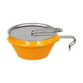 thumbnail image 4 of S SERENABLE Camping Bowl with Handle Portable 250ml Soup Bowl Tableware Cooking Utensil Food Orange, 4 of 9