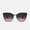 Black/Black Plum Pink, variant on Quay Australia In Pursuit Cat Eye Sunglasses, Black/Black Plum Pink