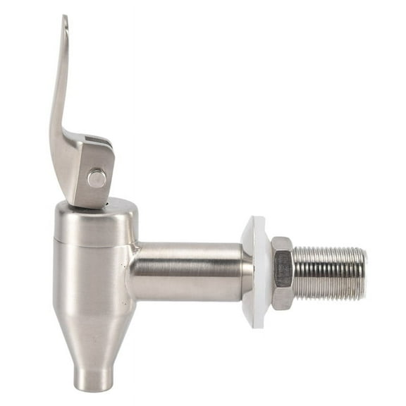 Beverage Dispenser Replacement Spigot,Stainless Steel Polished Finished, Water Dispenser Replacement Faucet, Fits and Other Filter Systems As Well
