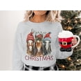 thumbnail image 5 of Cozy Christmas Merry Christmas Horse Graphic Sweatshirts (2XL, SportGrey), 5 of 8