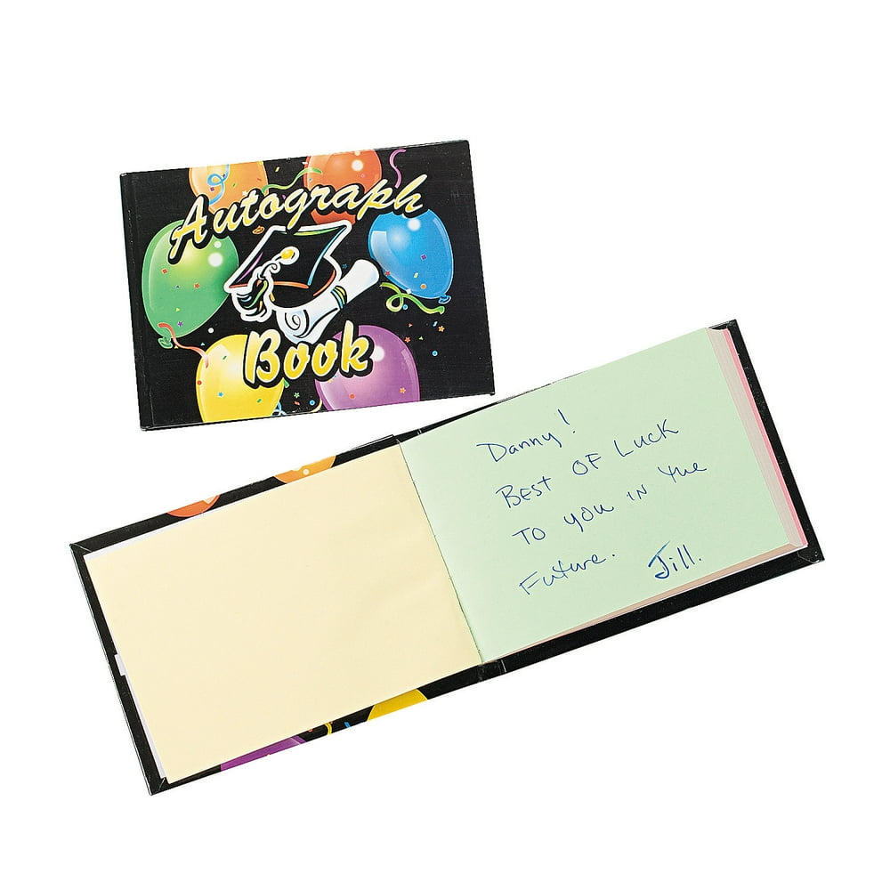 Graduation Autograph Books Party Favors 12 Pieces