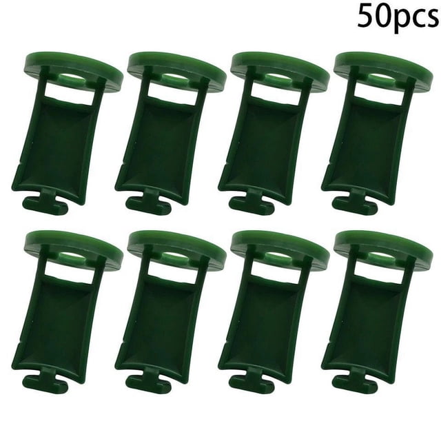50 clips de sujeción para invernadero en forma de I, clips de extensión para invernadero