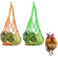 thumbnail image 1 of Chicken Vegetable Feeder String Bag - Cabbage Fruit Holder Hanging Skewer for Poultry Hens Goose Duck Cage, 1 of 7