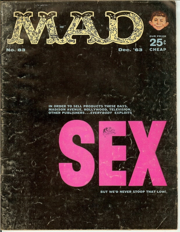MAD Magazine #83 Dec 1963 (POOR Condition)