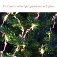 thumbnail image 3 of Guirnalda de luces LED de hoja de 2M y 20LED, bombillas decorativas de alambre de cobre para Halloween (rosa), 3 of 8