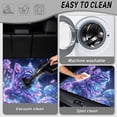 thumbnail image 5 of COEQINE Trunk Liner for SUV, Anti-Slip Cargo Mat Car Boot Protection Dust-proof Dog Seat Cover Fit for SUV, Sedan, Truck, 29 x 39 Inches, Fantasy Cat Galaxy Floral, 5 of 7
