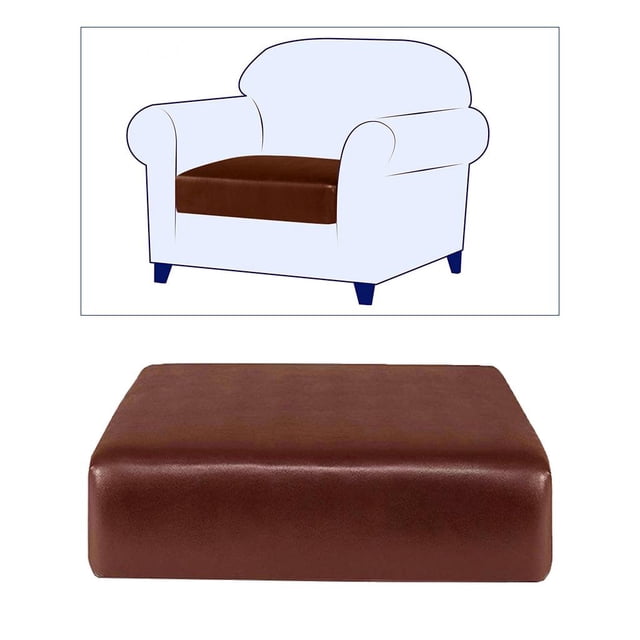 Funda de Cojín de material cuero Impermeable para Sil, para proteger de Asiento, Sofá , Sofá Pzas, Funda Elástica para Sofá, Sillón 1 asiento yotijar Fundas de cojín para sofá Fundas