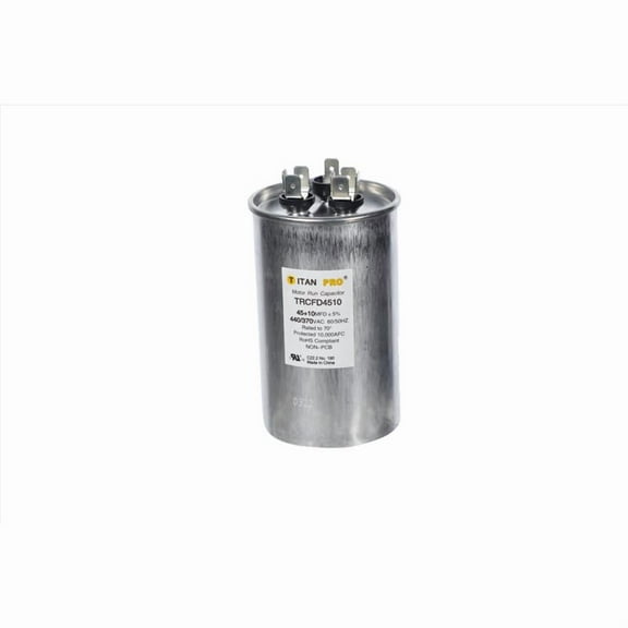 Titan Pro 45 10 MFD 440 V Round Run Capacitor