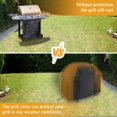 thumbnail image 3 of Barbecue Cover, Outdoor BBQ Cover, Waterproof Plancha Cover, Anti-Dust (145*61*117cm Black), 3 of 4