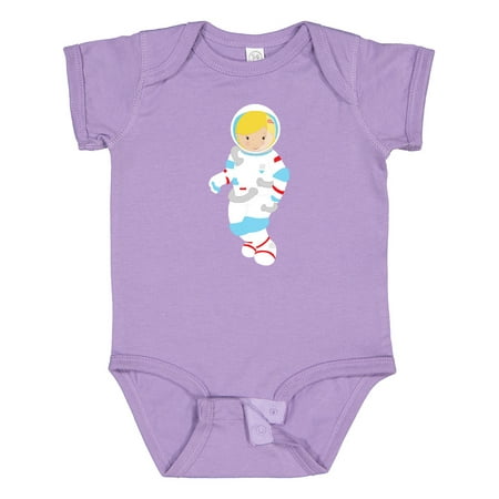 

Inktastic Cute Girl Astronaut Girl Cosmonaut Space Flight Girls Baby Bodysuit