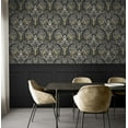 thumbnail image 7 of NextWall  Bird Ogee Peel and Stick Wallpaper 20.5 in. W x 18 ft. L - Ebony & Sepia, 7 of 7