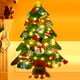 thumbnail image 5 of Árbol de Navidad de fieltro, juego de Navidad para árbol de Navidad, réplica colgante para regalo de Navidad para niños Adepaton LN-0726, 5 of 8