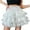 A-White226, variant on XIAONU Women's Frilly Mini Skorts High Waist Lace Trimmed Tiered Skort Lightweight Romantic Skort For Party Date Casual Outings
