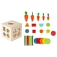 thumbnail image 4 of Juguete Montessori de madera , juguetes sensoriales, forma de aprendizaje temprano, clasificación de tamaño para bebés, niños, niñas, preescolar, 4 of 8