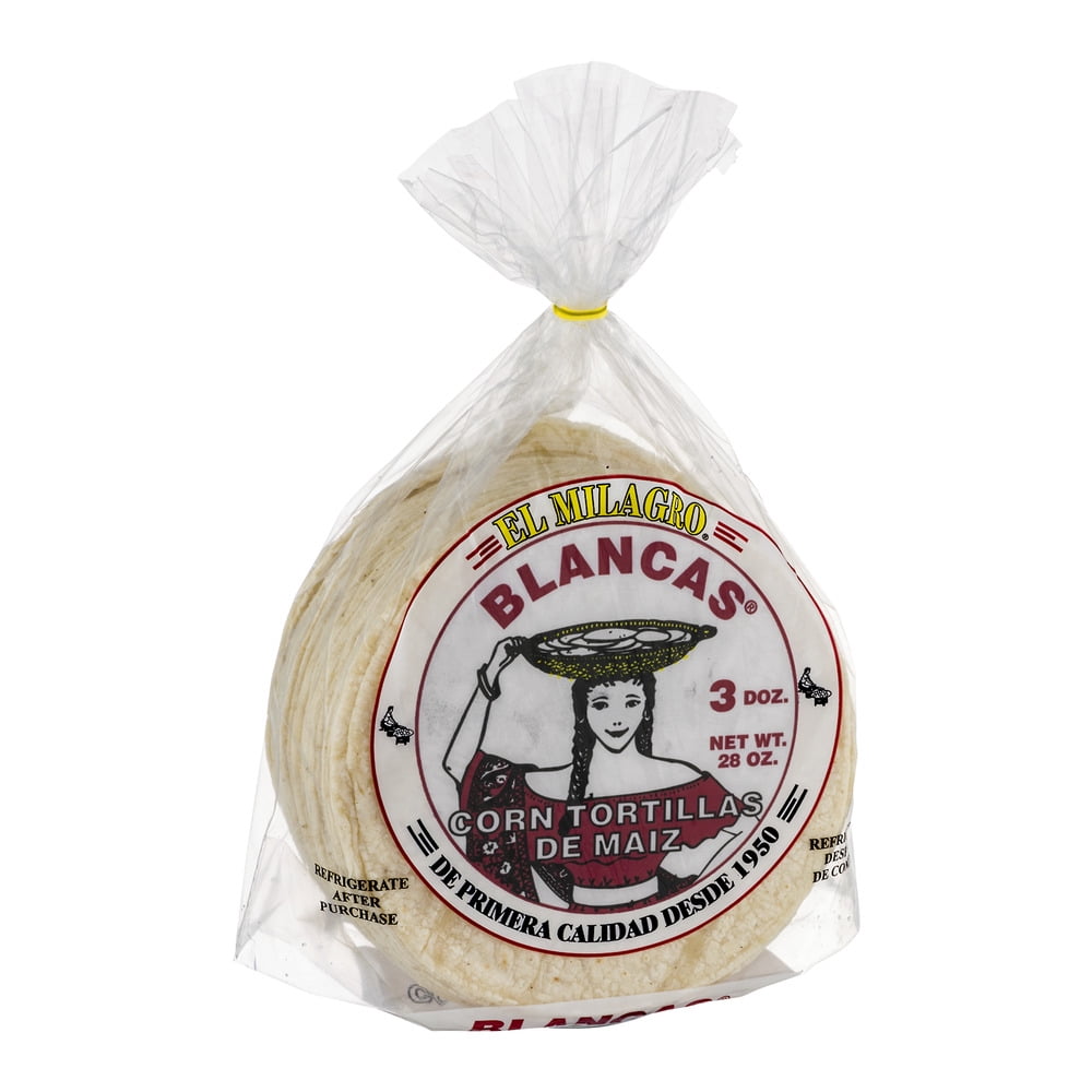 El Milagro El Milagro Blancas Tortillas, 3 ea