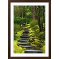 thumbnail image 2 of Art.com Spring on the Steps, Portland Japanese Garden, Portland, Oregon, USA Photographic Print by Michel Hersen, Brown Frame Wall Art, 32" x 44", 2 of 4