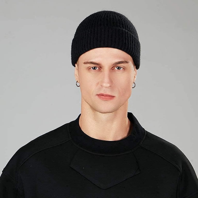 Swag Wool Knit Cuff Short Fisherman Beanie for Men Women  display picture 1