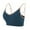 Navy, variant on Darzheoy Sports Bras for Women Ruched Sports Bras Seamless Bras Padded Workout Tops Support Crop Tops One Size