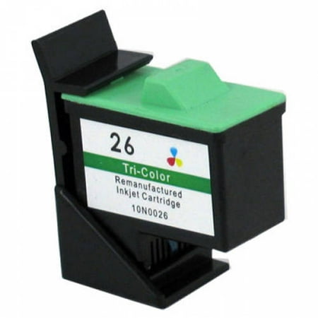 Universal Inkjet Premium Remanufactured Lexmark 10N0026/26 Cartridge  Color Buy the color inkjet 10N 0026 ink cartridge at a fraction of the price you would pay at the store. This cartridge is compatible with following printers: IJ652/IJ650/i3/Z605/Z35/Z23/Z13/X1150/Z25/Z33/X75  PrinTrio. Buy with confidence from us and save up to 80 percent over MSRP  meet or exceed 100 percent OEM cartridge specifications and get a 100 percent satisfaction guarantee. It is compatible with the following: Z13/23/25/33/35 color cartridge and more. Our inkjet cartridges are guaranteed to perform as well as your original Lexmark inkjet cartridge they are replacing. They are also tested to yield 100 percent +/- 5 percent page yield (same amount of printed pages) as the OEM cartridge. When you buy this inkjet cartridge you are buying a high-quality cartridge from a reputable source at substantial savings compared to buying Lexmark inkjet cartridges from office supply stores.