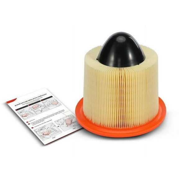 Engine Air Filter 1 - Compatible with 1999 - 2004 Ford F-550 Super Duty Motorhome - Stripped Chassis 6.8L V10 2000 2001 2002 2003