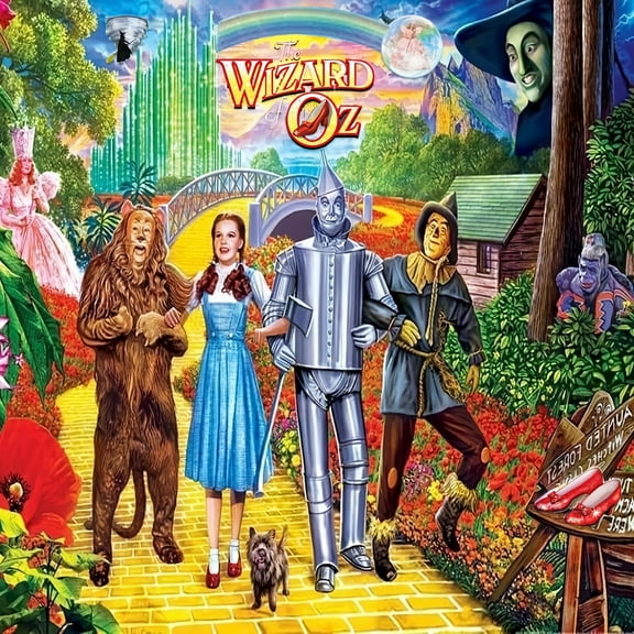Adult DIY 5D Diamond Painting Kit, Wizard of Oz Series Art Round Diamond, Full Diamond Diamond Embroidery Kit, Mosaic Cross Stitch Craft Home Wall Decoration