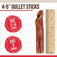 thumbnail image 5 of Best Dog Chews - Premium Gullet Sticks (4-5") 16oz - Natural, Protein-Rich Beef Jerky - Promotes Joint & Dental Health - Perfect for All Breeds, 5 of 7