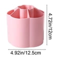 thumbnail image 3 of Swivel Desk Organizer, Rotating Stationery Caddy, Multi-Slot Pen Holder, Office Pencil Organizer, 360° Rotating Utility Cup, Desktop Storage Tower, Compartmentalized Pen Container, 3 of 7