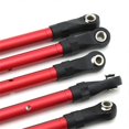 thumbnail image 2 of Adjustable Front & Rear Pull Rod Link Tie Rod Steering Rod for Hoss/Slash/ 4WD RC Car Upgrade Parts, 2 of 5