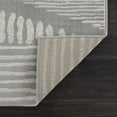 thumbnail image 6 of Hauteloom Tigris Living Room, Bedroom Area Rug - Farmhouse, Transitional - Gray, Ivory - 5'3" x 7', 6 of 8