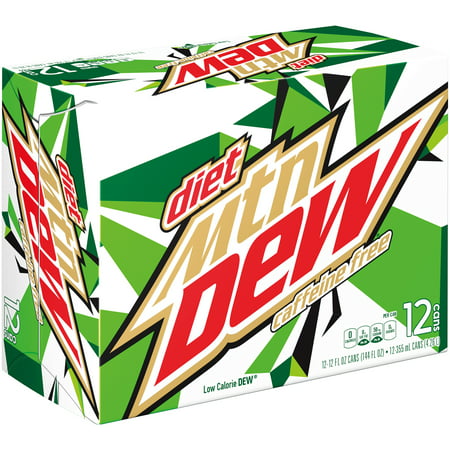 Caffeine free diet mountain dew